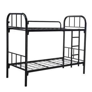 Bedroom School Iron Bunk Bed Adult Student Metal Bunk Bed for Bedroom School Dormitory Apartment