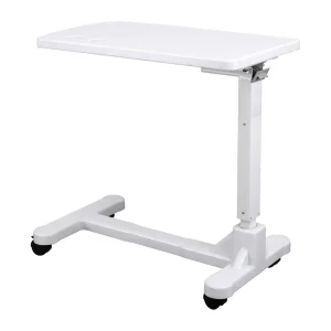 Bedside Cart Made of ABS Plastic Mobile Overbed Table for Wards in Hospitals and Clinics