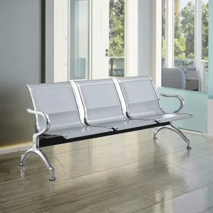 Bench Modern Steel Frame Stackable Seating for Hospital and School Use Multi Functional Commercial Furniture