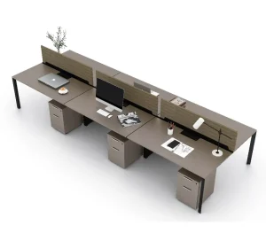 Benching Desk System for 2 10 Person Seater Office Benching Workstation Desk Table for Staff Office Building