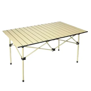 Best Choice 95cm Camping Folding Table with Strong Carbon Steel Top and Table Leg for Outdoor Hotel Use