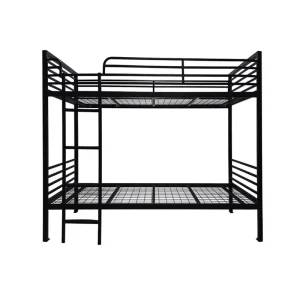 Best Quality Metal School Bedroom Furniture Design Steel Dormitory Wire Mesh Knock Down Bunk Bed for Sale