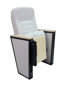 Best Selling Theater Church Auditorium Chairs with Retractable Writing Board School & Theater Furniture Fabric Leather Options