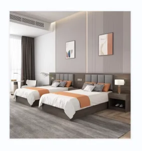 Best Western Hotel Bedroom Furniture Modern Oak Eco Friendly Durable King Size 5 Year Warranty Bedroom Sets