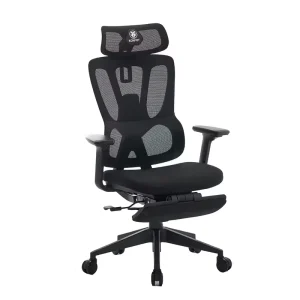 Big Size Mesh Adjustable Height Executive Luxury Ergonomic High Back Office Chair with Footrest for Home Use
