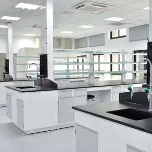 Biotechnology Chemistry Work Bench Lab Furniture Island Table Work Bench