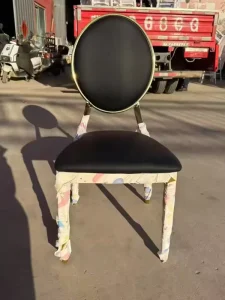 Bistro Chair Hotel Banquet Hall Sun Chair Hotel Restaurant Chair Dining Silver