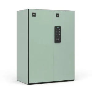 Black Core Compact Laminate Locker Cabinet