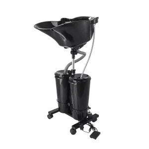 Black Hairdressing Washing Shampoo Chair Basin Sink Bowl