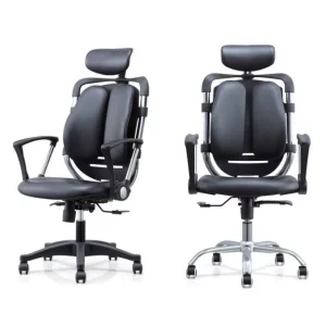 Black Leather Office Chair Staff Chair CEO Chair