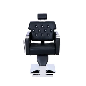 Black Model Chair Portable Durable Material Salon Product Barber Shop Style Chair