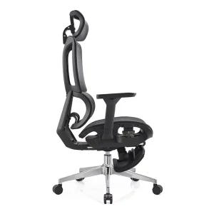 Black Modern Ergonomic Adjustable Mesh Executive Office Chair Steel Frame Lumbar Support Comfy Sleeping Top Ranking Min Order 1
