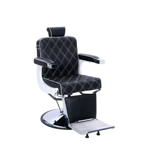 Black PU Leather Modern Salon Barber Chair for Hair Cutting Comfortable Beauty Salon Furniture