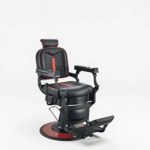 Black Reclining Adjustable Equipment Shaving Styling Chair Heavy Duty Hair Professional Barber Chair for Men