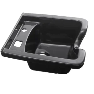 Black White Hairdresser Head Shower Barber Wash Shampoo Basin Beauty Salon Furniture Contemporary Ceramic Washing Hair Modern