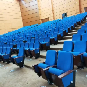 Blue Commercial Theater Auditorium Seating Manufacturers Church Auditorium Chair Theater for Sale
