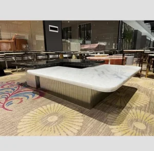 Blue Emerald Natural Luxury Stone Square Coffee Table Marble Italian Light Luxury High-End Feeling Living Room Home Use