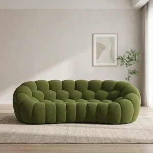 Boneless Frameless Vacuum Compressed High Density Foam Sectional Sofa with Modern Design Villa Easy Shipping
