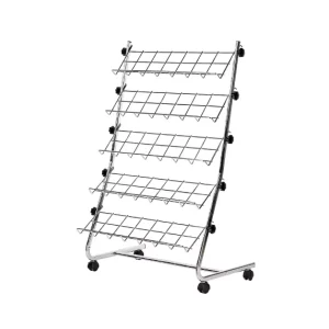 Book Magazine Shelves Shoes Shelves 5 Tiers Slipper Brochure Multi-role Display Rack