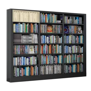 Bookshelf Metal Library Bookcase Bookstore Bookshelves Steel Library Book Shelf