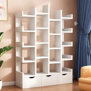 Bookshelf Simple Living Room Multi Layer Landing Shelves Student Study Room Small Display Storage Shelf Storage Container