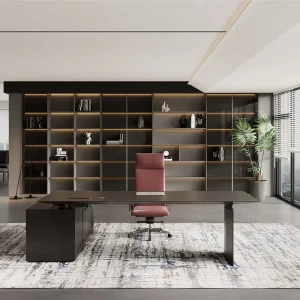 Boss Desk Office Furniture Manager Executive Office Desk CEO and President’s Desk Luxury Executive Office Table