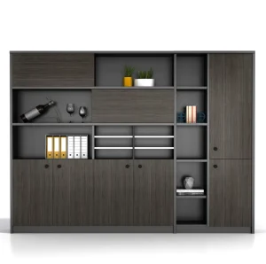 Boss’s Office Movable Wooden Filing Cabinet with Lock 3.2m Storage