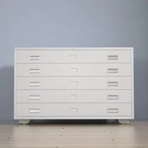 Bottom Map Movable Cabinet with Roller A1 Engineering Drawing Cabinet with 5 Drawers Data File Cabinet with Sliding Drawer