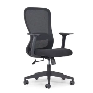 Breathable Mesh Ergonomic Office Chair Computer Desk Chair with Adjustable Headrest Lumbar Support 360° Swivel Wheels