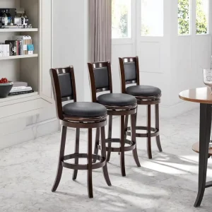 High Quality Wooden Bar Furniture for Home Hotel Dining Outdoor Basement Bedroom Workshop Mall Cafe Restaurant Bar Chair Stool