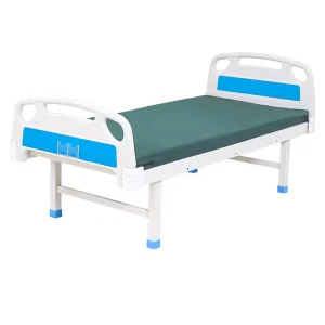 Budget friendly Clinic Hospital Flat Medical Bed Manual Home Care 3 Year Warranty Cold Rolled Steel 260kg Capacity