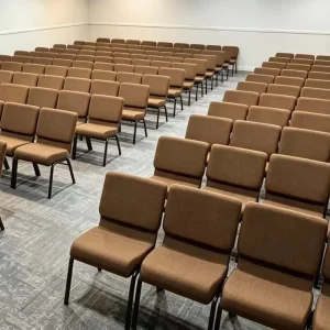Bulk Padded Interlocking Church Chair Auditorium Church Chair Stackable Chair for Church Conference