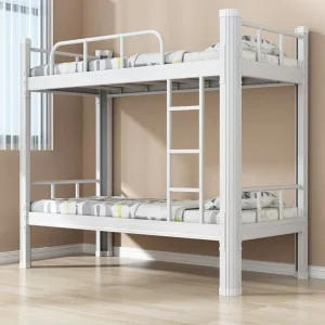 Bunkbeds Steel Bunk Bed Home Dormitory Hostel Double Bunk Beds Adults & Kids Space Saving Design for Dormitory