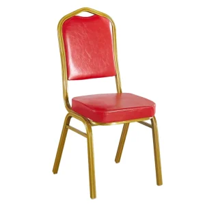 Business Hotel Metal Banquet Chairs for Villa & Living Room Use Stackable Modern Design Low Price