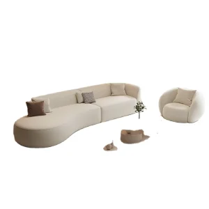 Business Reception Sofa Coffee Table Set Modern Luxury Artificial Leather Office Hotel Lobby Villa Guest Seating