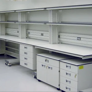 C Frame Mobile Dental Lab Tables with Castor for Medical Chemistry Laboratory for Schools Workshops