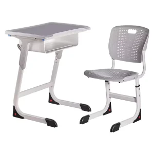 C Type Kids Study Table and Chair Learning Adjustable School Chair for Early Educational Preschool Furniture Set Kids Classroom