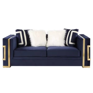 C1100 Luxury Goddess Modern Sectional Velvet Sofa Set with Solid Wood Frame Black for Hotel Apartment Mall Living Room Use