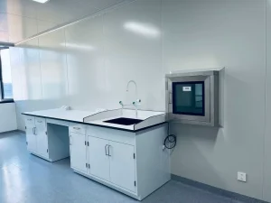 CE Certificate All Steel Laboratory Furniture Workbench with Reagent Rack Full Steel Lab Table for Chemical Industrial Lab Bench