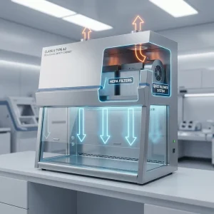 CE EN12469 Certified Class II Type A2 Biological Safety Cabinet HEPA Filter