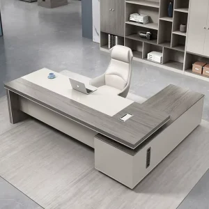CEO Executive L Shaped Computer Manager Workstation Work Furniture Luxury Desk