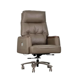 CEO Lift Chair Modern Ergonomic Office Leather Seat with Extendable Design Boss Office Chair