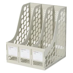 COMIX Desktop File Rack A4 File Organizer Magazine Storage File Rack for Office