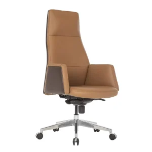 CPY 015 High Back Executive Boss Chair Genuine Cow Leather Premium PU Leather Adjustable Office Furniture