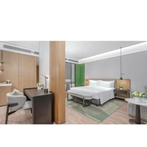 CREATION Holiday Inn Suite Furniture Luxury Bed and Nightstand Set for Hotel Room Renovation Project