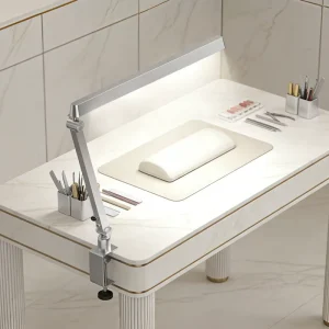 CRI95 LED Manicure Table Lamp with 3 Color Modes Anti Glare Nail Salon Beauty Desk Light for Distributors and Brands