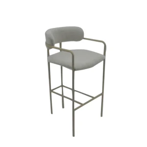 Cafe Furniture Bar Stools Luxury Simple Modern Metal Bar Chairs