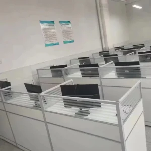 Call Center Cubicles 6 8 10 12 14Seater Office Desk Wooden Office Workstation Partition