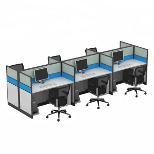 Call Center Cubicles Modern Office Partition Walls Design Workstation