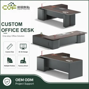 Car Shaped Desk Boss Table for Office Luxury Office Desk Modern Office Desk With Drawers Executive Office Desk